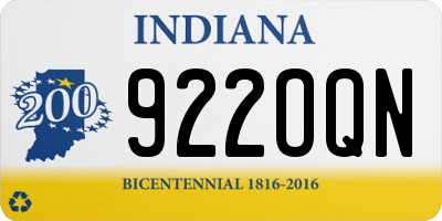 IN license plate 922OQN