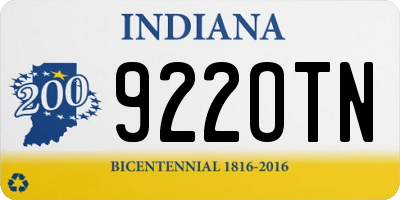 IN license plate 922OTN