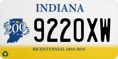 IN license plate 922OXW