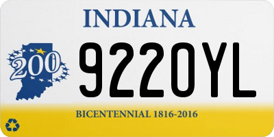 IN license plate 922OYL