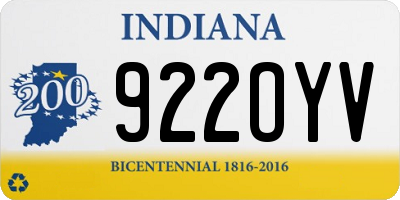 IN license plate 922OYV
