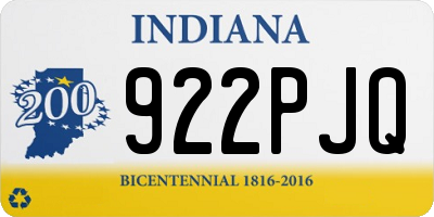 IN license plate 922PJQ