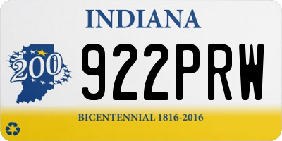 IN license plate 922PRW