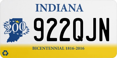 IN license plate 922QJN