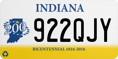 IN license plate 922QJY