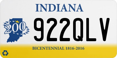 IN license plate 922QLV