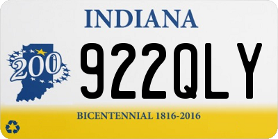 IN license plate 922QLY