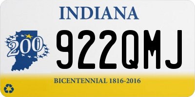 IN license plate 922QMJ