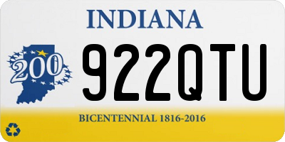 IN license plate 922QTU