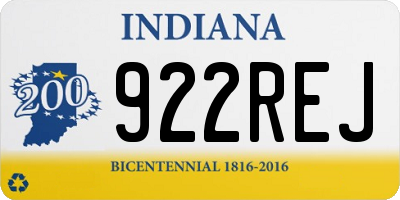 IN license plate 922REJ