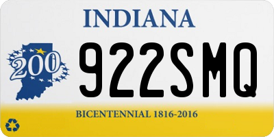 IN license plate 922SMQ
