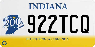 IN license plate 922TCQ