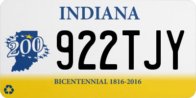 IN license plate 922TJY