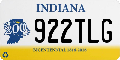 IN license plate 922TLG