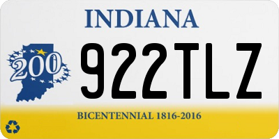 IN license plate 922TLZ
