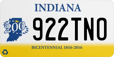 IN license plate 922TNO