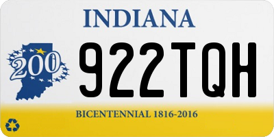 IN license plate 922TQH
