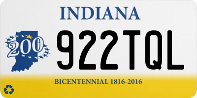 IN license plate 922TQL