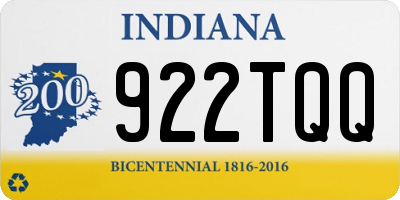 IN license plate 922TQQ
