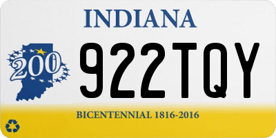 IN license plate 922TQY
