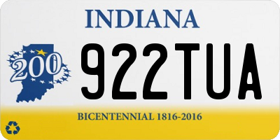 IN license plate 922TUA