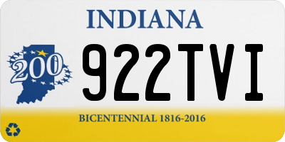 IN license plate 922TVI