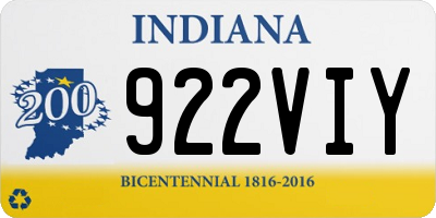 IN license plate 922VIY