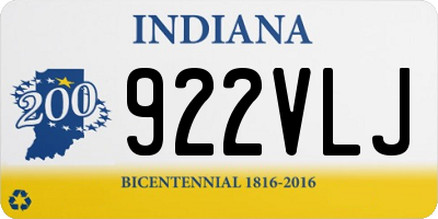 IN license plate 922VLJ