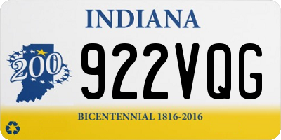 IN license plate 922VQG