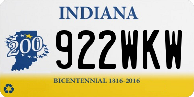 IN license plate 922WKW