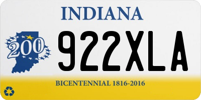 IN license plate 922XLA