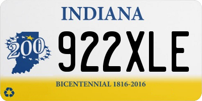 IN license plate 922XLE