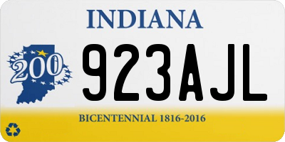 IN license plate 923AJL