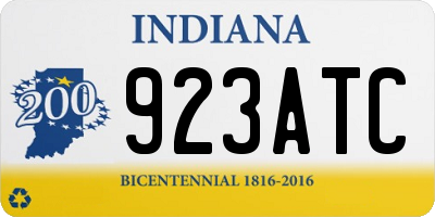 IN license plate 923ATC