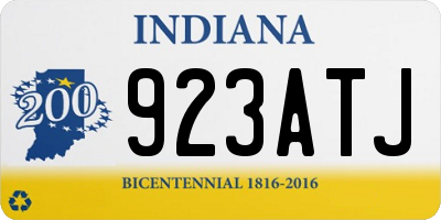 IN license plate 923ATJ