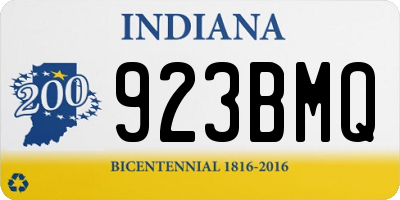 IN license plate 923BMQ