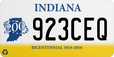 IN license plate 923CEQ