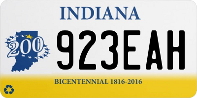 IN license plate 923EAH