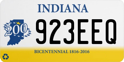 IN license plate 923EEQ