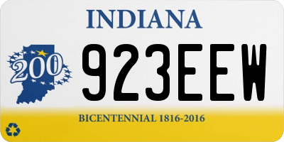 IN license plate 923EEW