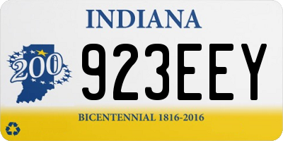 IN license plate 923EEY