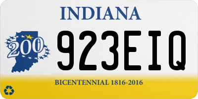 IN license plate 923EIQ