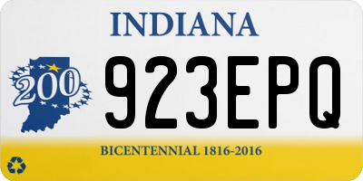 IN license plate 923EPQ