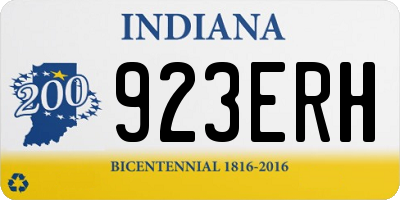 IN license plate 923ERH
