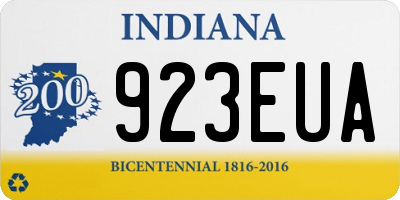 IN license plate 923EUA