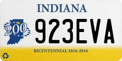 IN license plate 923EVA