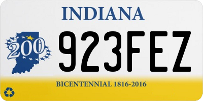 IN license plate 923FEZ