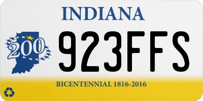 IN license plate 923FFS