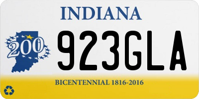 IN license plate 923GLA