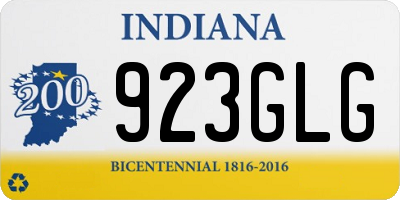 IN license plate 923GLG